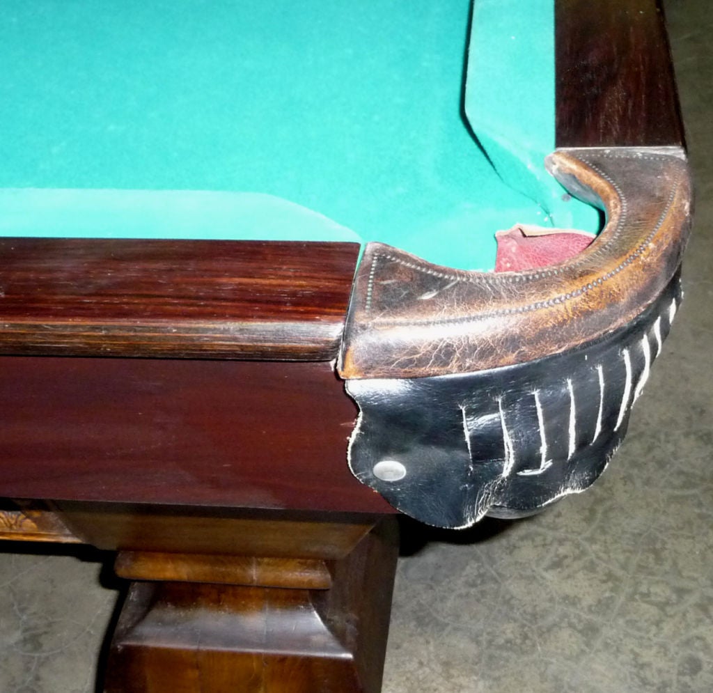 Leather Elegant Traditional Pool Table