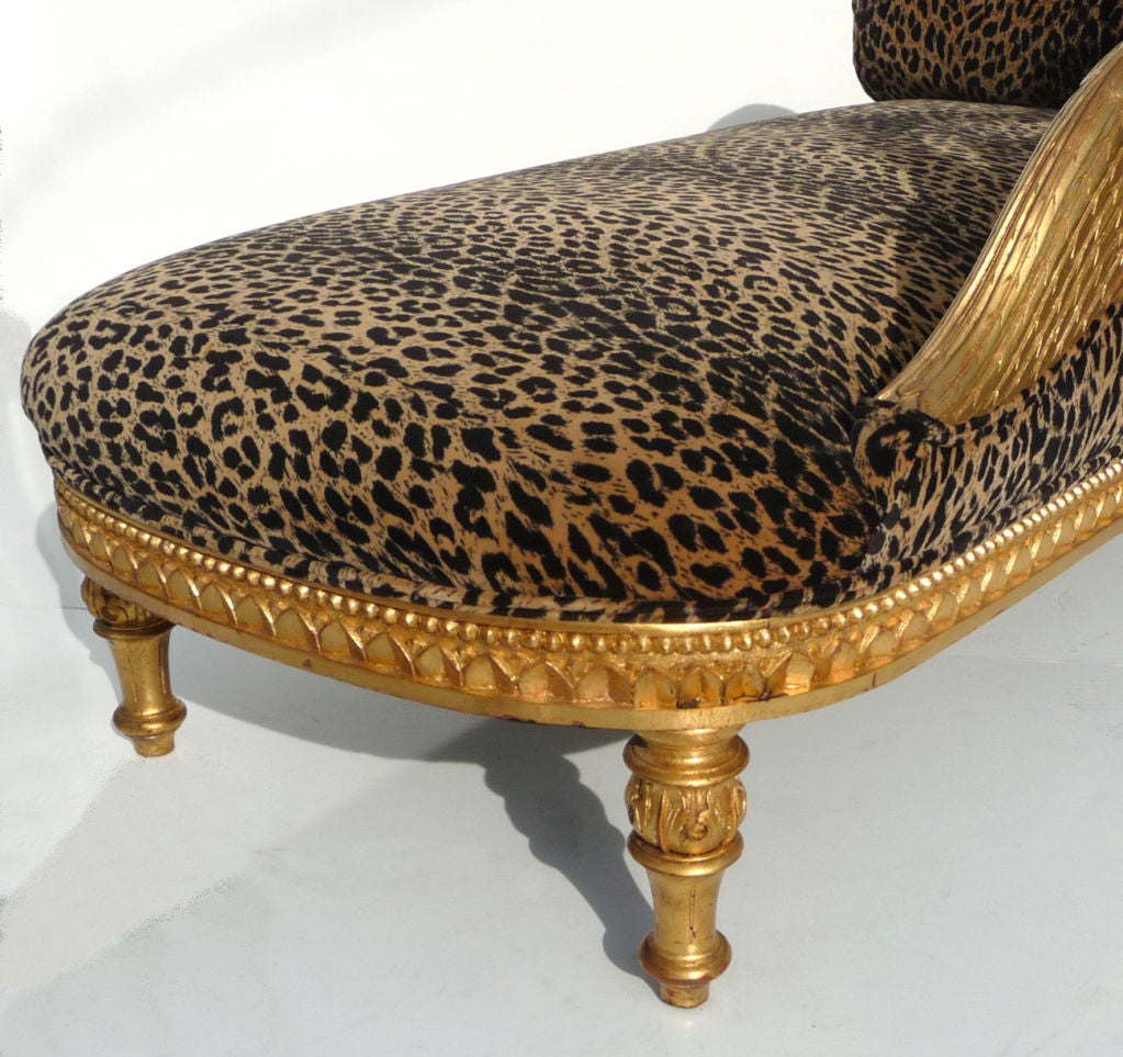 Upholstery Egyptian Revival Boudoir Sofa