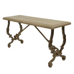 Hollywood Regency Styled Console Table
