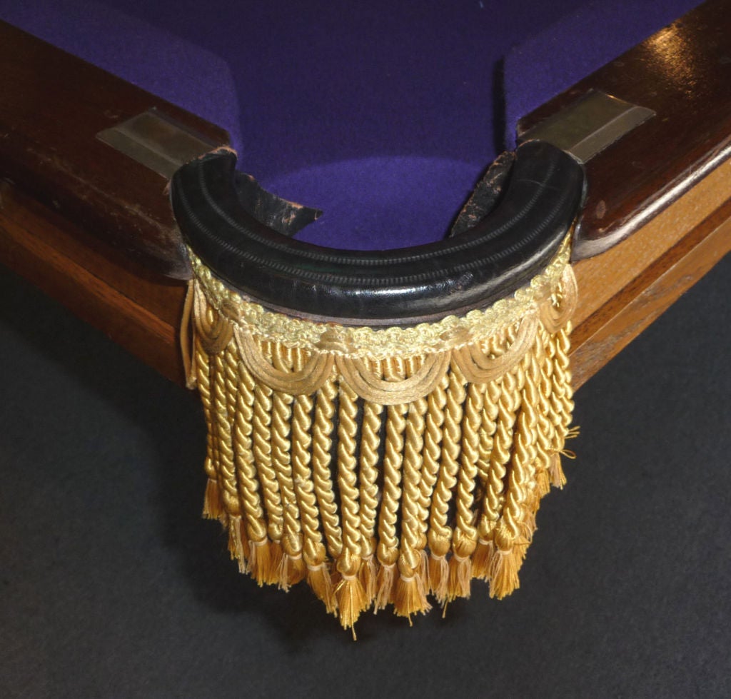 Late 20th Century Carved Pool Table after Brunswick Monarch