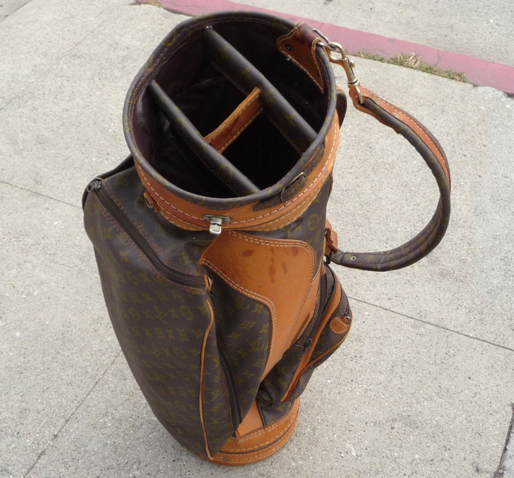 French Louis Vuitton  Golf Bag with Accessories