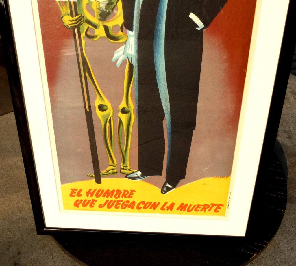 Mid-20th Century Professor Alba Magician Lithograph Poster