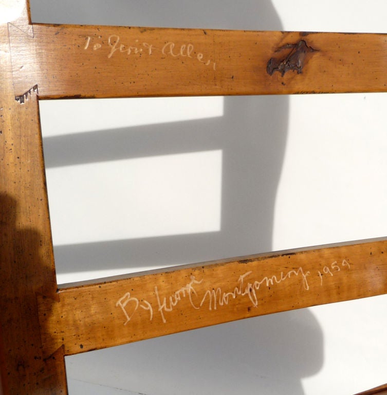 Wing Back Armchair by Actor George Montgomery 2