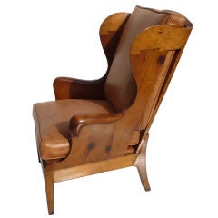 Wing Back Armchair by Actor George Montgomery