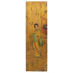 Painted Chinese Panel with Hollywood Pedigree