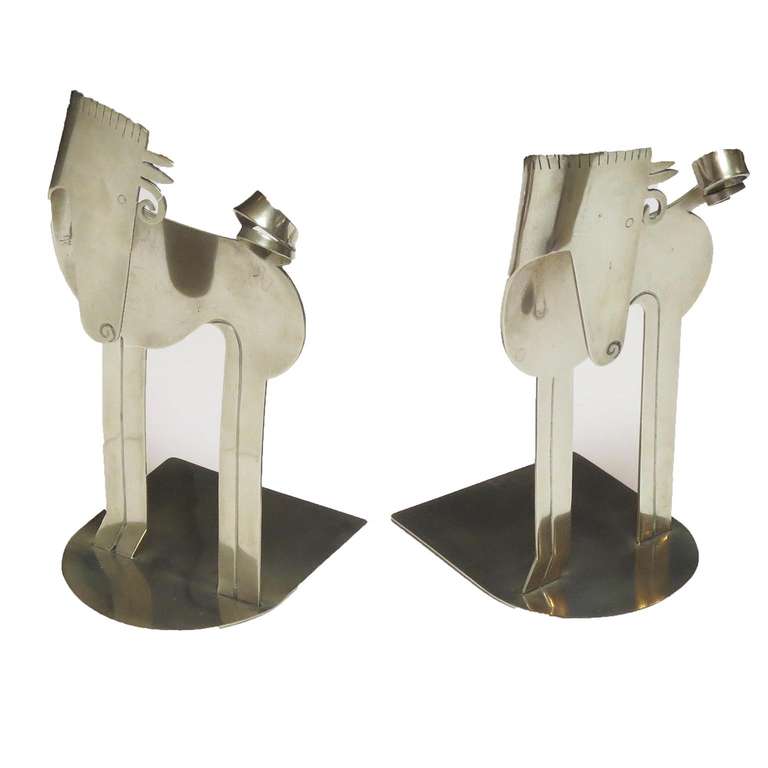 Art Deco Horse Bookends by Franz Hagenauer 3