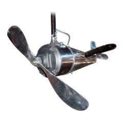 Art Deco Airplane Ceiling Fan At