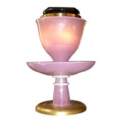 Venini Glass Table Lamp