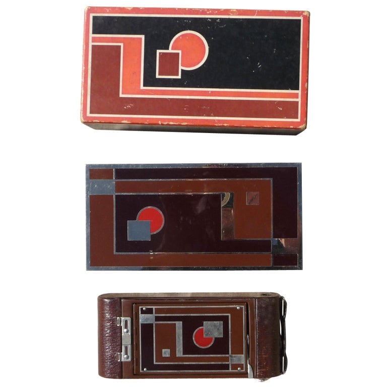 Complete Kodak 1930 Gift Box Camera by Walter Dorwin Teague