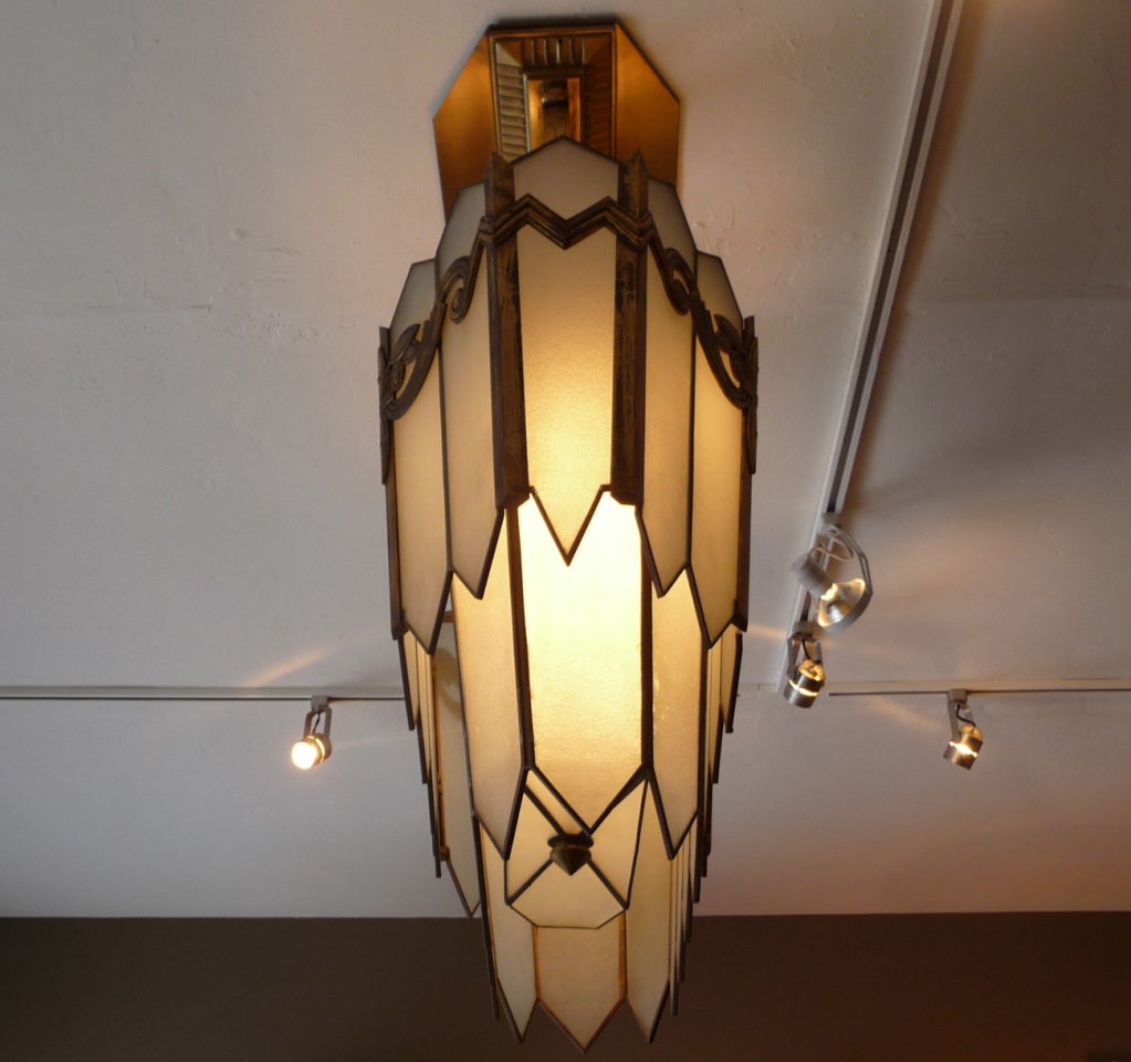 Art Deco Chandelier from Chicago Opera House 1