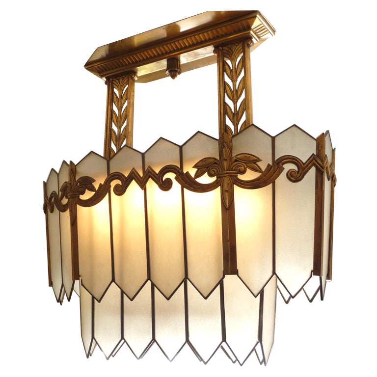 Art Deco Chandelier from Chicago Opera House