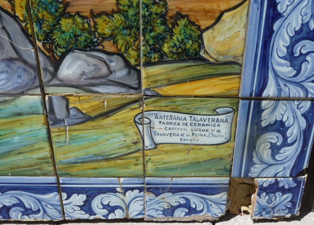 Spanish Large Don Quixote Tile Mural