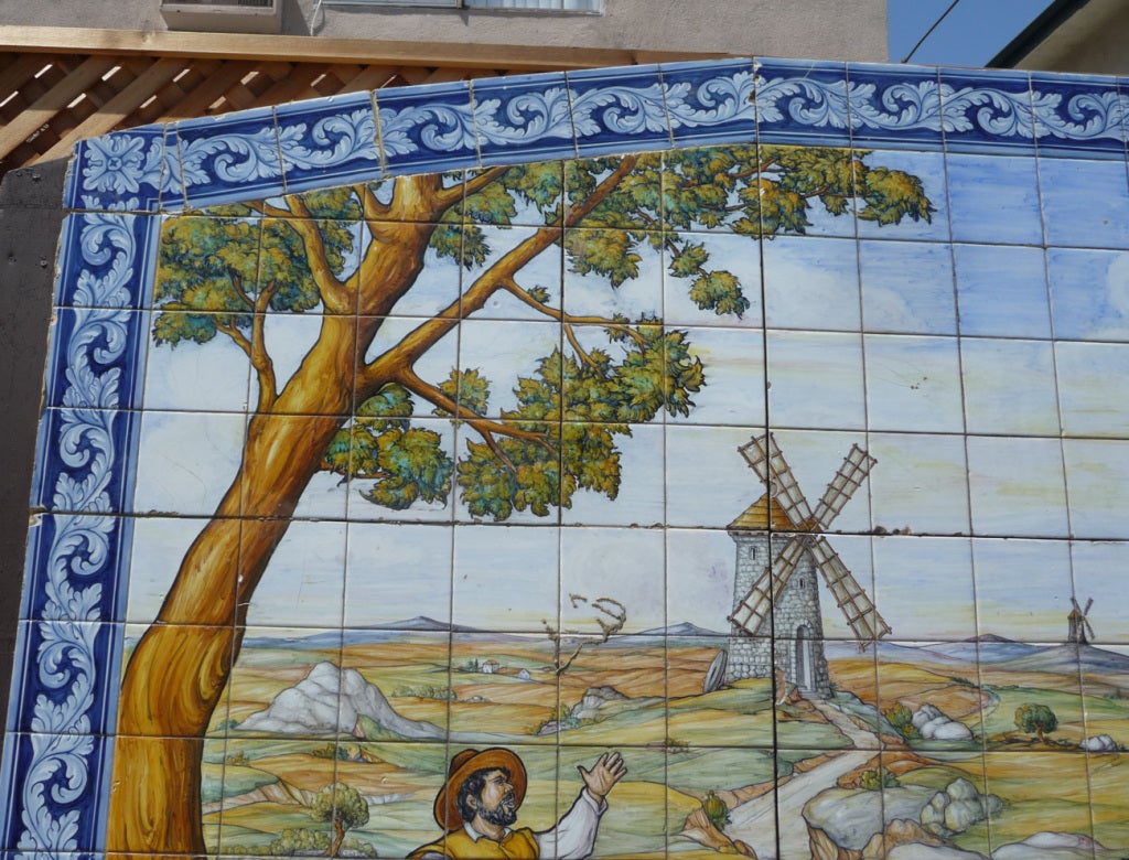 Large Don Quixote Tile Mural In Good Condition In North Hollywood, CA