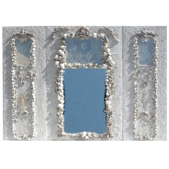 Venitian Grotto Shell Mirrored Wall in the Manner of Tony Duquette