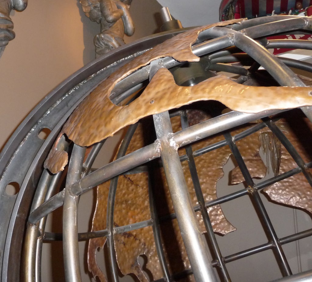 Welded Massive Mechanical Rotating Globe For Sale