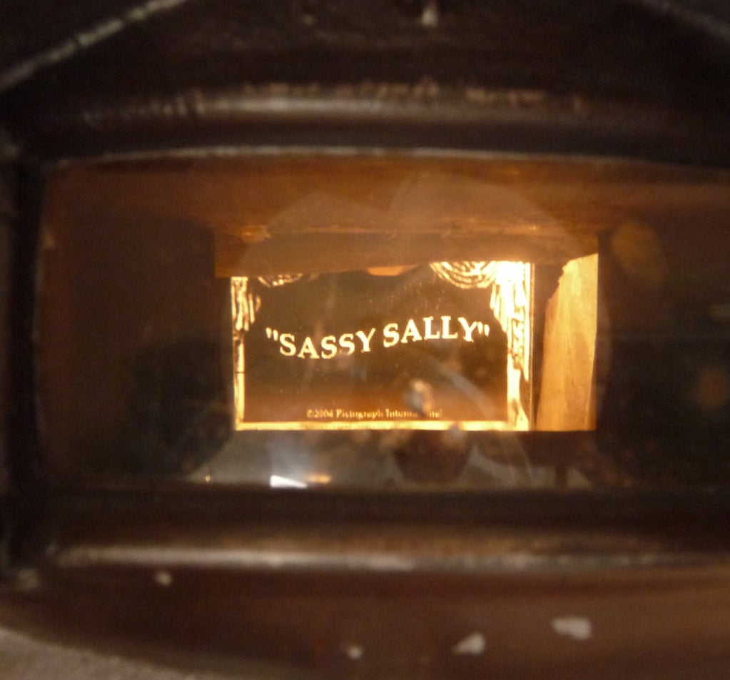 Sassy Sally Risque Penny Arcade Mutoscope At 1stdibs