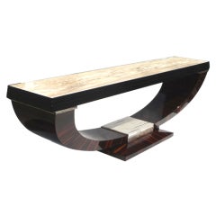 Massive Custom Art Deco Style Yacht Console