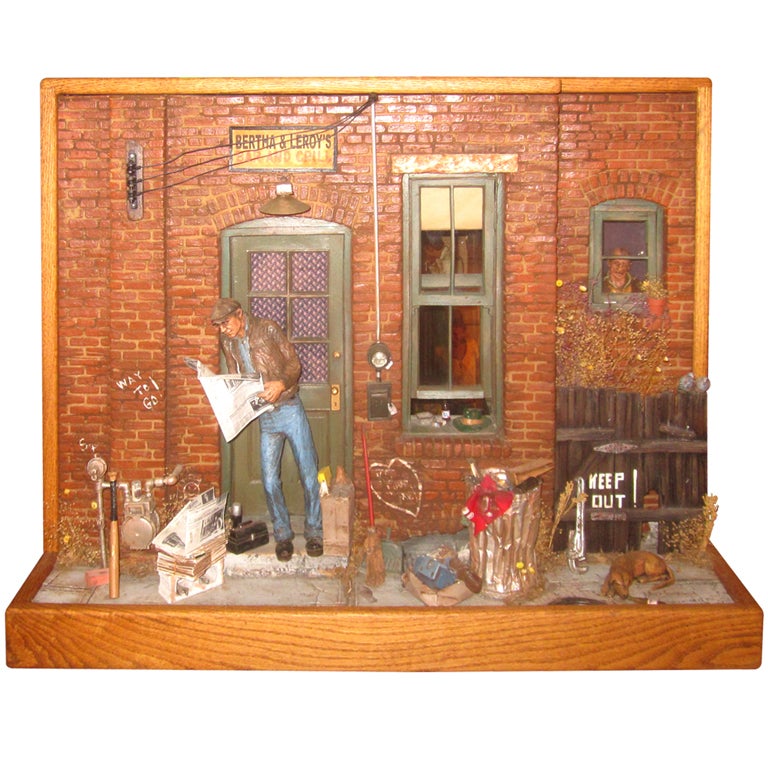 Street Scene Diorama by Michael Garman 1975