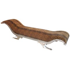 Warner Brothers Prop Leopard Chaise Longue
