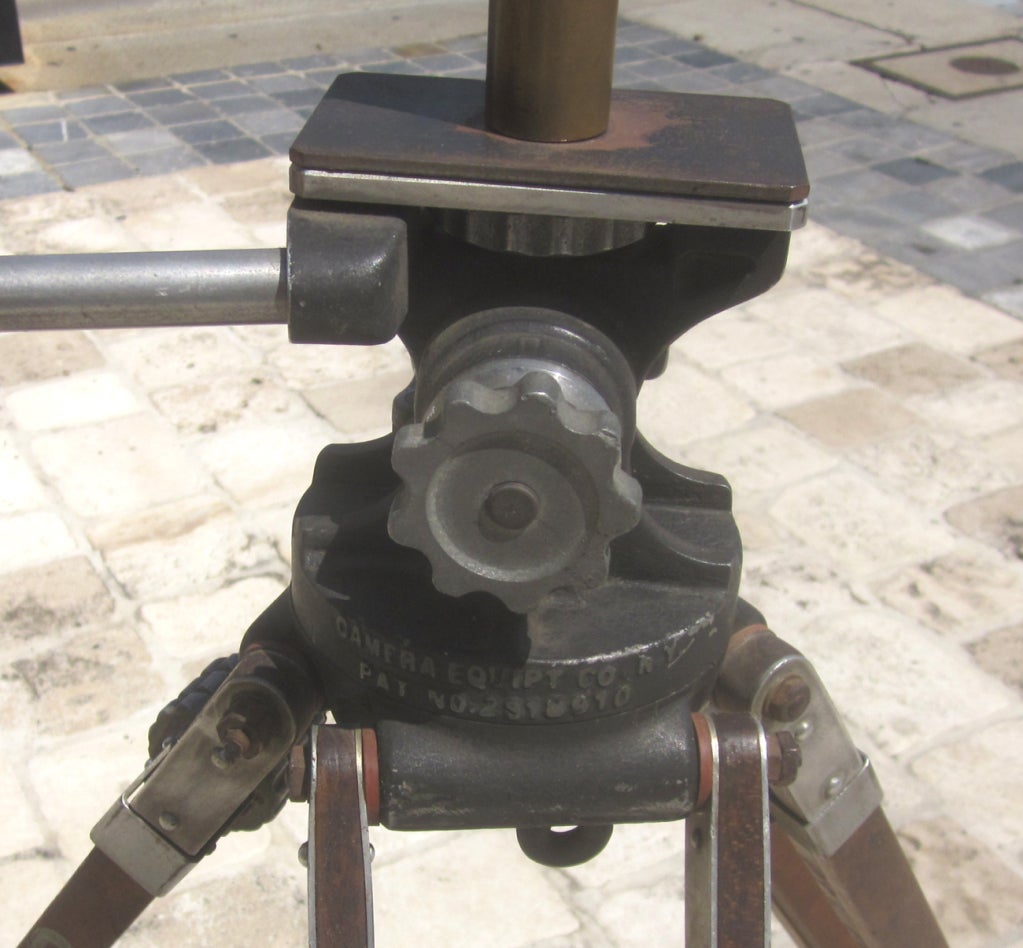 Brass US Military Periscope on Tripod Base For Sale