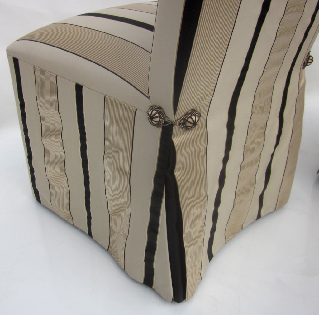 Skirted Slipper Chairs - Set of Eight