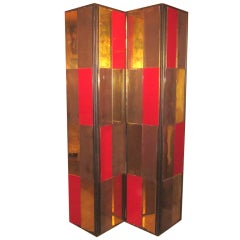 Vintage Paneled Screen from Gucci Store Las Vegas