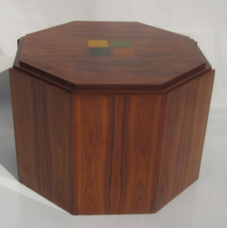 Mid-20th Century Art Deco Walnut Occasional Table For Sale