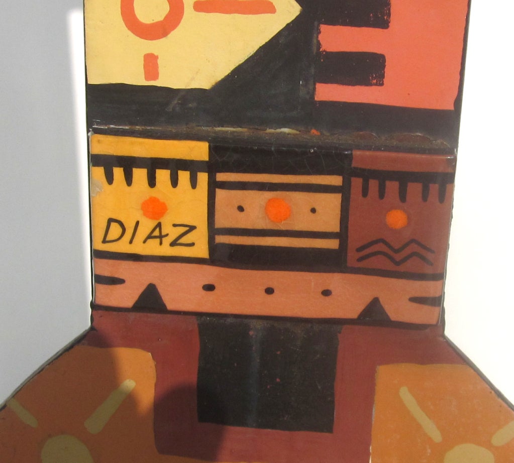 Large Scale Painted Iron Kachinas by Diaz 4