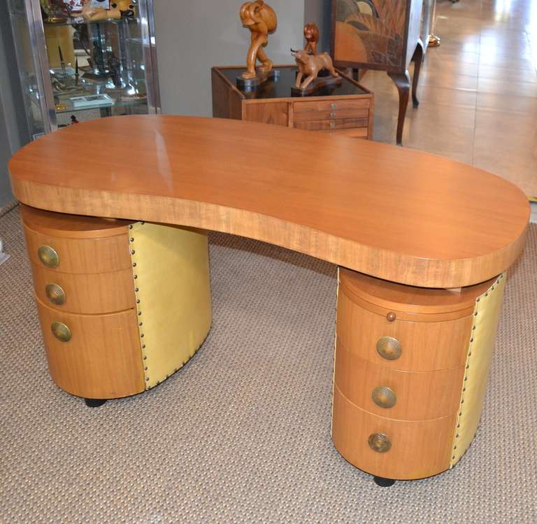 Although Gilbert Rohde died unexpectedly at the prime of his career, he will certainly be remembered for the great body of work he left behind, and his imprint on modern furniture design. This desk was part of the 