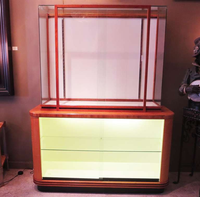 American Art Deco Display Cabinet - Two Available