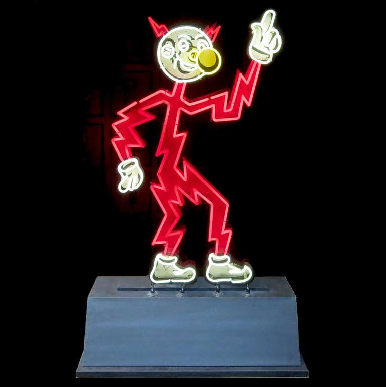 Reddi Kilowatt Double Sided Neon Sign 2