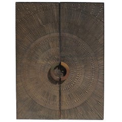 Mid Century Bronzed Sunburst Doors by Forms + Surfaces