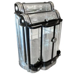 Art Deco Cocktail Display Cabinet by Jacques Lumbroso