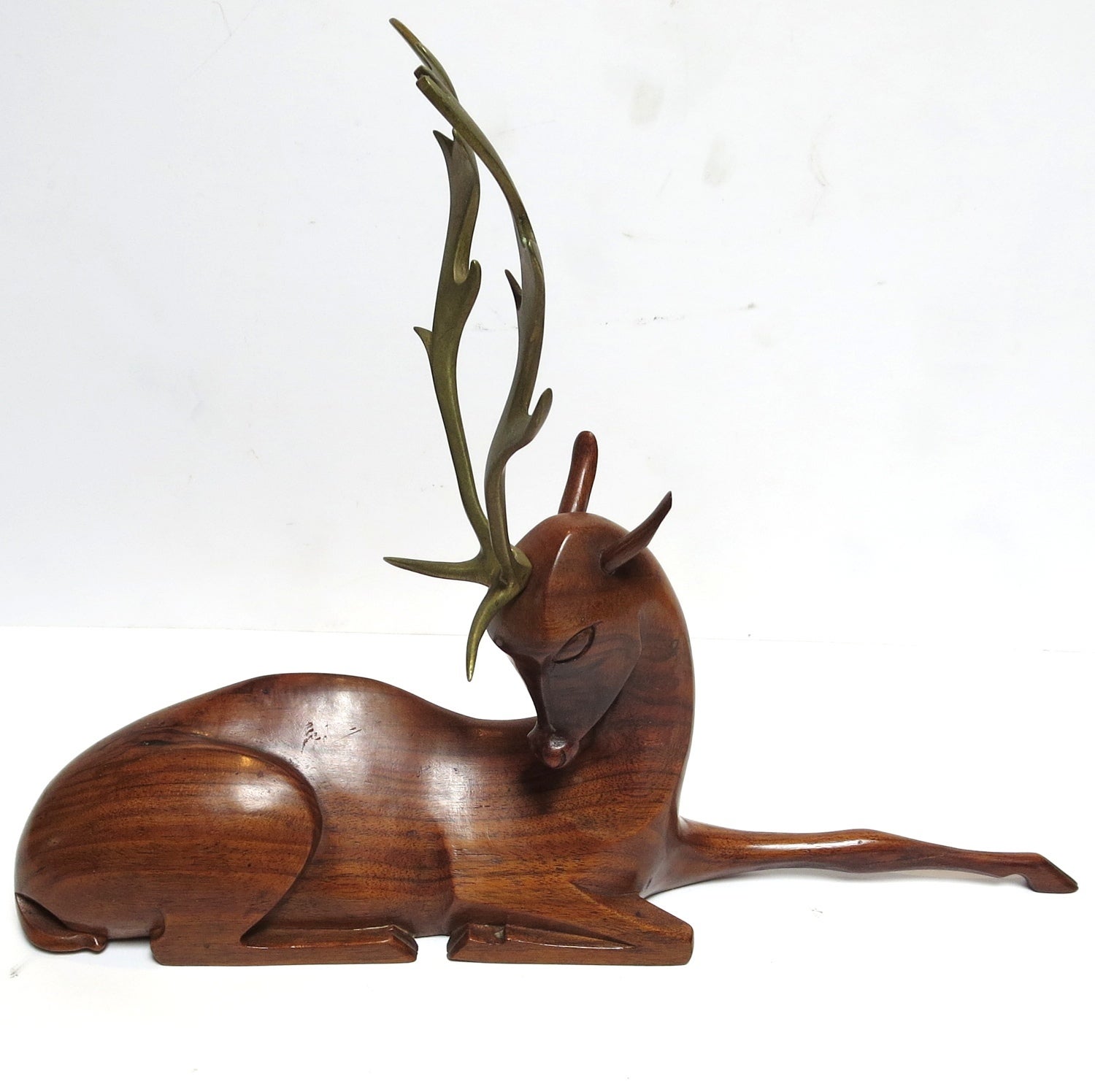 Art Deco Deer Sculpture by Karl Hagenauer