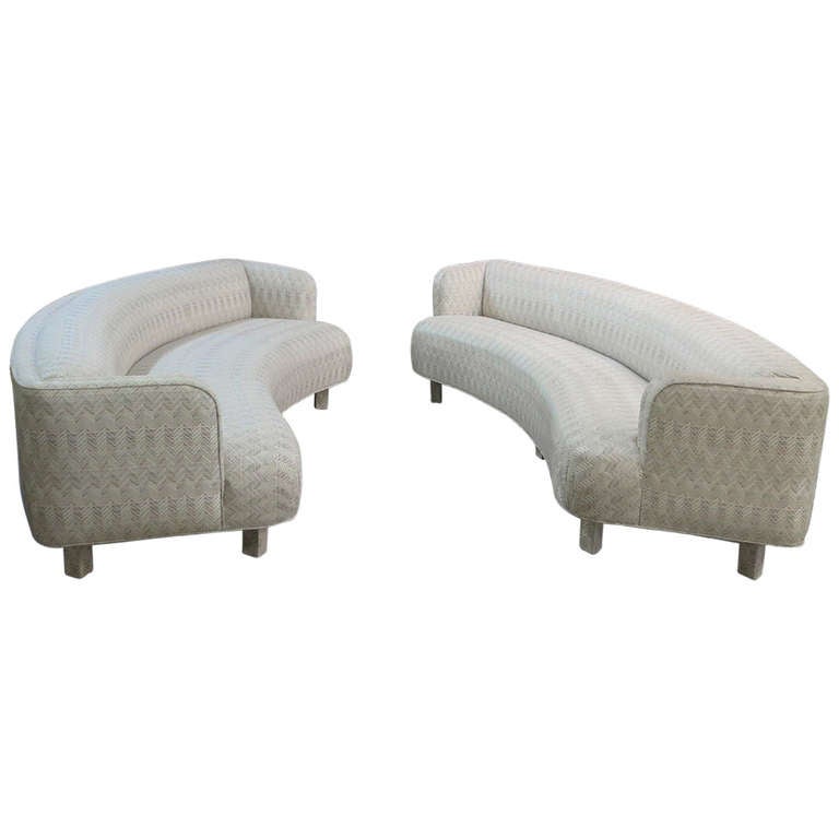 Paul Laszlo Custom Designed Pair of Sofas