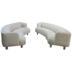 Paul Laszlo Custom Designed Pair of Sofas