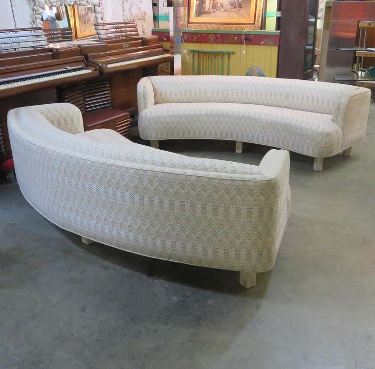Late 20th Century Paul Laszlo Custom Designed Pair of Sofas
