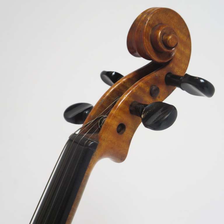 1930's Polished Aluminum Art Deco Violin 3
