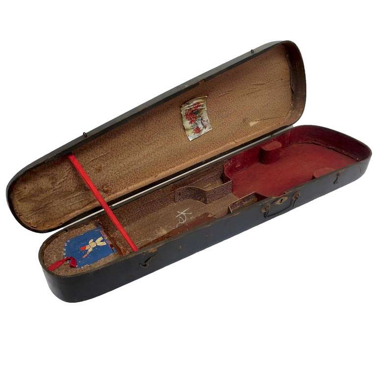 1930's Polished Aluminum Art Deco Violin 4