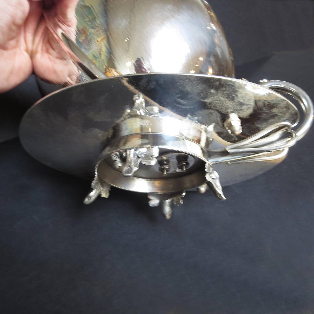 Ultra Charming Silver Nut Bowl by Meriden B. Company 1