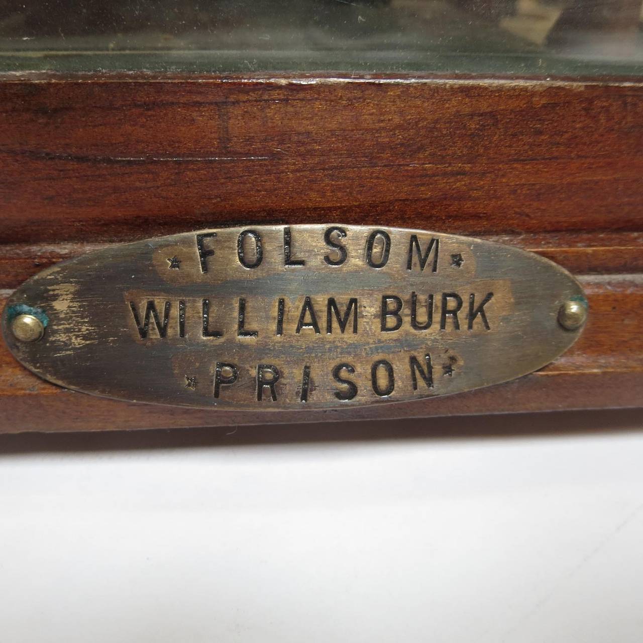 Folsom Prison Inmate Folk Art Wood Shop Diorama 4