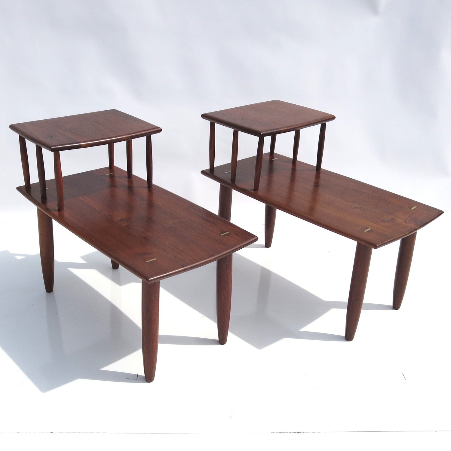 Sam Maloof Walnut End Tables