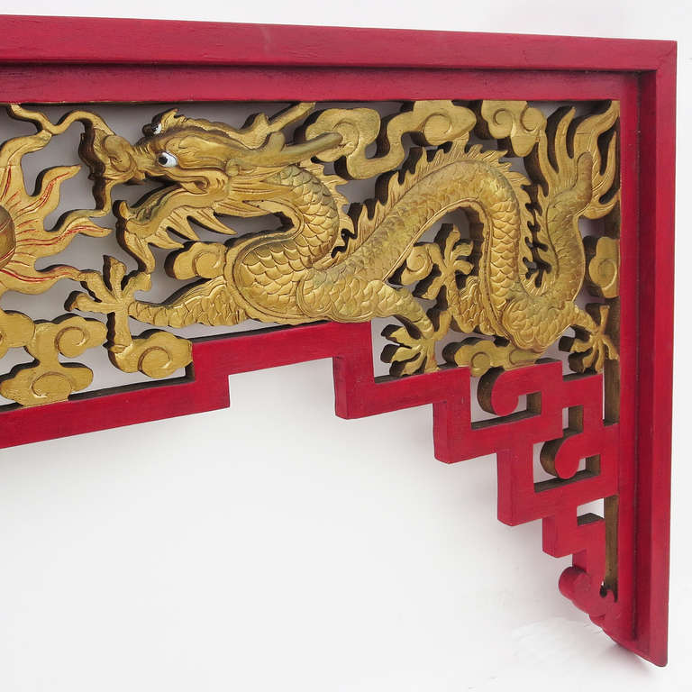 Mid-20th Century Carved Chinese Archways, Matched Pair