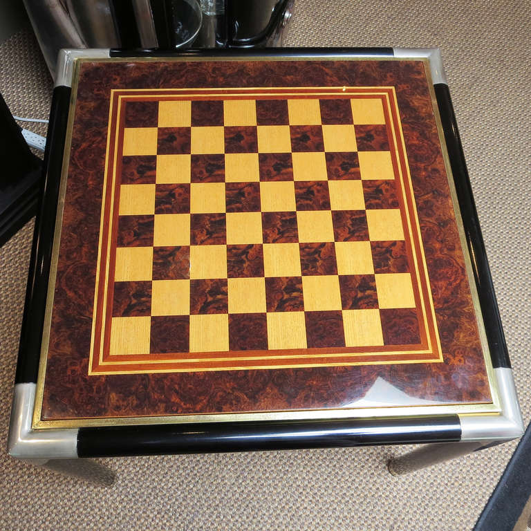 Fine Mid Century Game Table - Chess and Backgammon 1