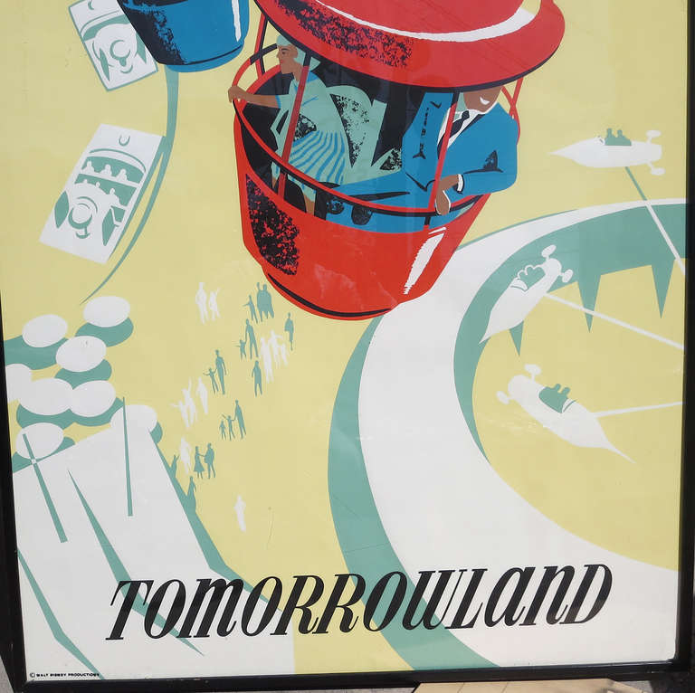 American Disneyland Skyway Attraction Poster