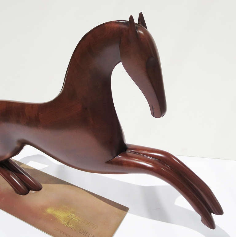 Mid-20th Century Monumental Art Deco Equestrian Sculpture by Karl Hagenauer
