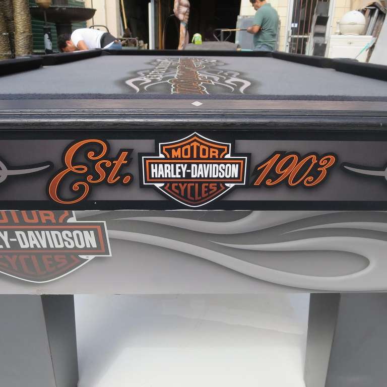 Harley Davidson Custom Pool Table at 1stdibs