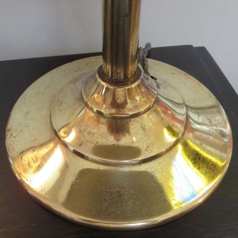 Streamlined Art Deco Table Lamp by Kem Weber In Good Condition In North Hollywood, CA