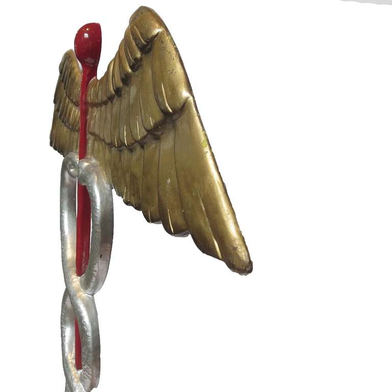 Large Medical Caduceus Wall Plaque 1