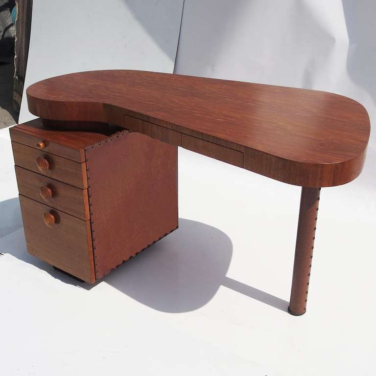 When Gilbert Rohde began his partnership with Herman Miller Furniture Company, the struggling maker was concerned more with period revival designs. Rohde introduced the company to Modern design, and ultimately, office furnishings. Although his